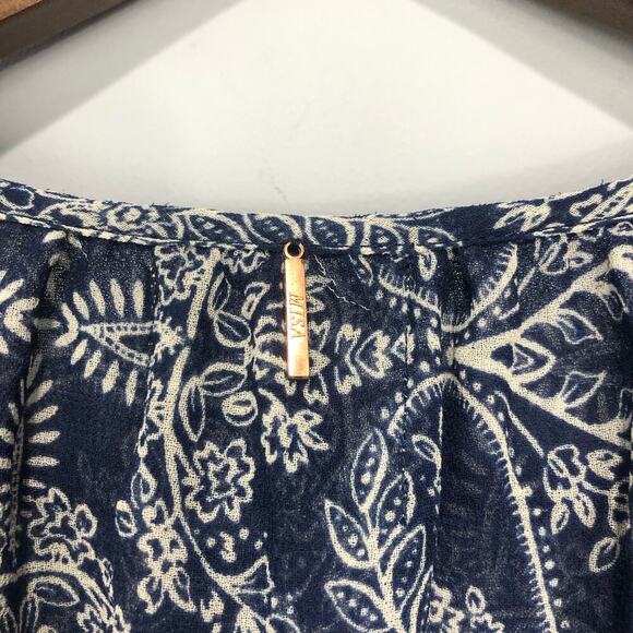 NWT Anthropologie x Misa  Los Angeles Miriam Bell-Sleeved Dress Blue Size L - Picture 11 of 15